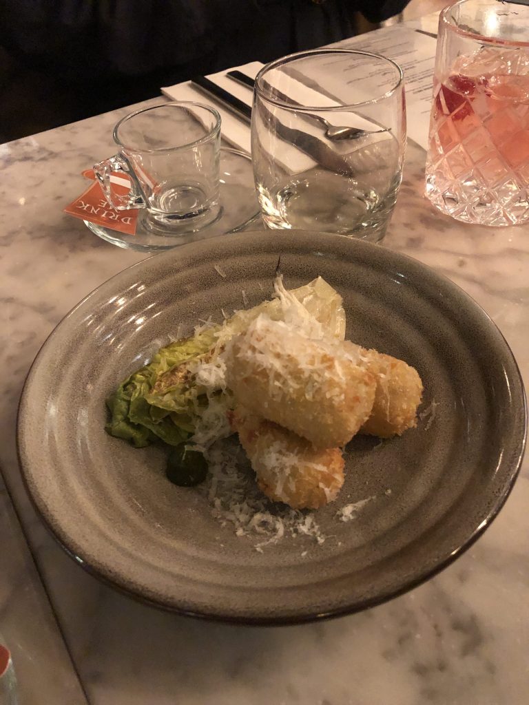 Chicken Caesar Salad Croquette